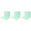 3Pcs Green Plastic Business Card Holder Storage Organizer 5