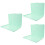 3Pcs Green Plastic Business Card Holder Storage Organizer 7