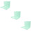 3Pcs Green Plastic Business Card Holder Storage Organizer 10