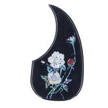 Plaque de protection pour guitare acoustique de style unique, matériaux de haute qualité, épaisse et résistante, autocollante, en bois massif.