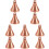 10Pcs DIY Mold Brown Alloy Clay Sculpture Tool 10