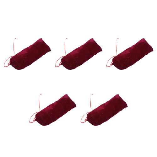5Pcs Dark Carrying Cases Fabric Scratch Resistant Protector 2