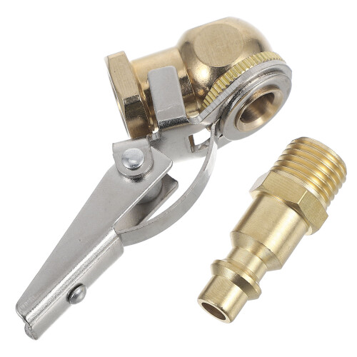 8Pcs Multi Color Copper Air Compressor Tire Inflation Nozzle Adapter 1