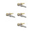 8Pcs Multi Color Copper Air Compressor Tire Inflation Nozzle Adapter 6