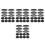 200Pcs Elegant Plates for Graduation Cake and Dinner 6