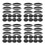200Pcs Elegant Plates for Graduation Cake and Dinner 9
