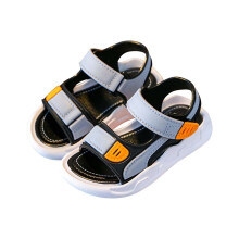 Zanvin Sandals on Clearance, Kids Sandals, Toddler Sandals, Summer Middle And Big Boys Outdoor Non-slip Soft-soled Beach Sandals, Gray, 7-8 Years