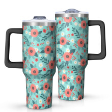 Pioneer Flower Floral Tumbler 115 ml isolerad