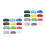 50Pcs Colorful Sleep Eye Patches Polyester Soft Lightweight Blindfold 9
