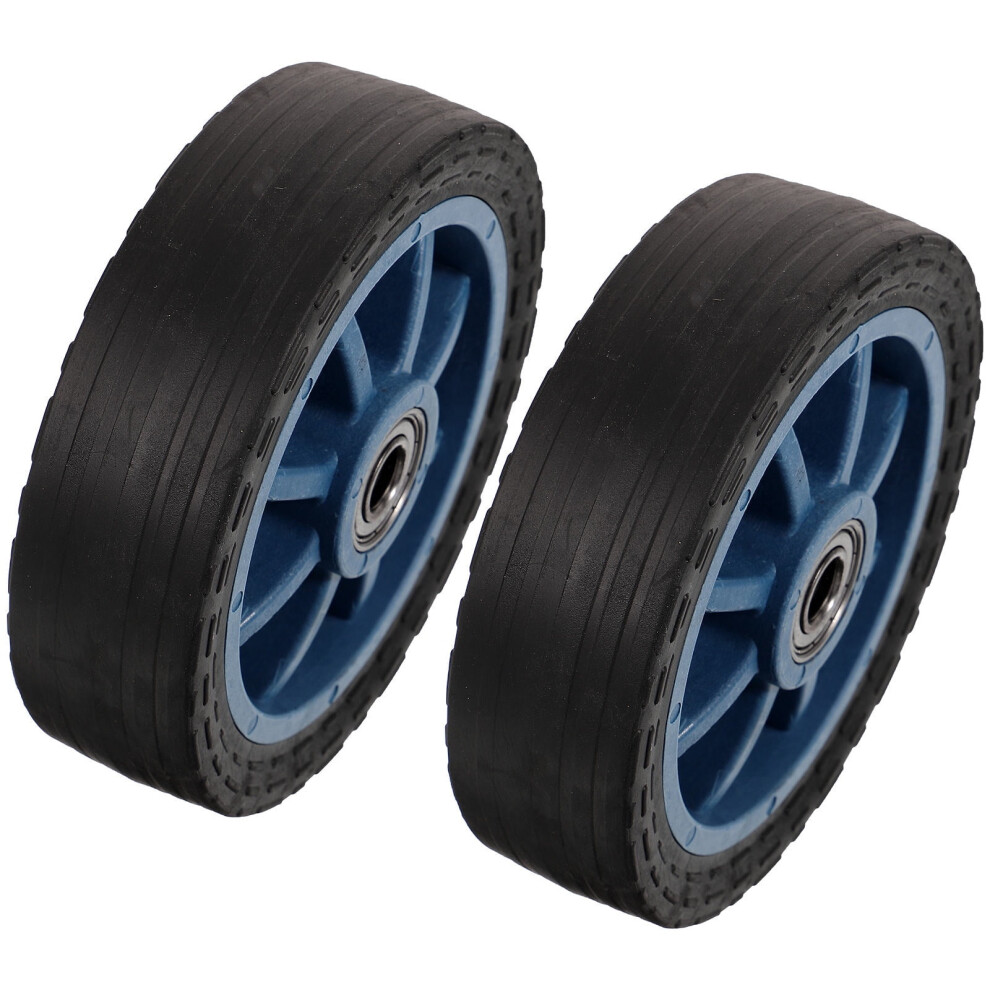 Worgeous 2Pcs Luggage Cart Caster Wheels Shopping Cart Casters Trolley Casters Replacement 9426043041908