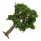 4Pcs Durable Plastic Mini Trees Green for Sand Table and Train Scenery 2
