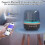 Bluetooth Speaker with Music-Sync RGB LED Base Portable 4