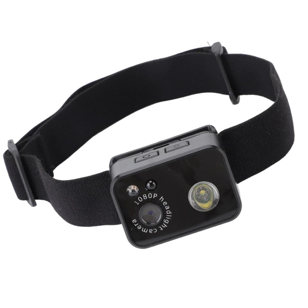 2Mp Headlamp Camera 1080P Video Recorder With Builts In Led Headbands Camera For Night Activity 1000Mah Battery Light 9426043142971