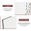 3Pcs Blank Sublimation Photo Frames Multi-Use DIY Ornament Decoration 11