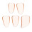 15Pcs Orange Pipa Nails Finger Protectors Pc Material for Performing 11