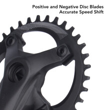 Aluminum Bike Crankset, Road Mountain, Durable Alloy Replacement For Enhanced Riding Performance