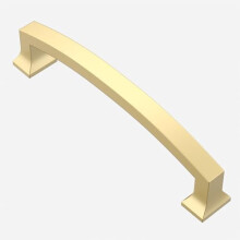 Kitchen Cabinet Handles Brushed Gold 5 Inch 10 Pack