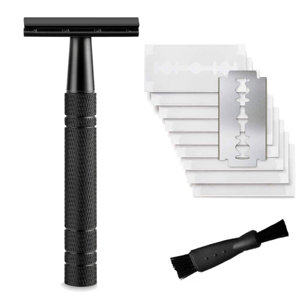 Manual Safety Razor for Men â Smooth Shave, Compatible with Classic Double-Edge Blades