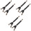 6Pcs Soft Black Shirt Keeper Strap for Men Women Non-Deformable Use 3