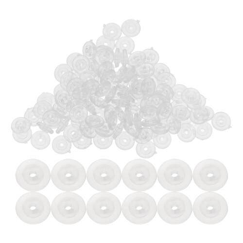 300Pièces Stops-Leurres ABS Transparent Matériel 2