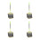 4Pcs Portable Table Tennis Ball Picker Detachable Handle Multi-Color 5