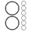 16St Speaker Adapter Spacer Ringen Van PVC Voor Auto Front Geluid 3