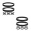 16St Speaker Adapter Spacer Ringen Van PVC Voor Auto Front Geluid 4
