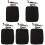 5Pcs Pet Heating Pad Black Polyester Adjustable Warm Mat for Reptiles 4