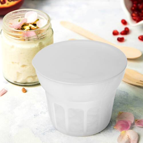 WSTEER yogurt strainer with lid reusable 1 piece 2
