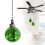 Crystal Glass Ice-Cracked Pull Chain for Ceiling Fan Light, 21.06", Compatible with Ceiling Fans 2