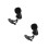 2Pcs USB Singing Microphone with Stand Mute Button for Pc Gaming Black 6