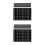 2Sets Durable Grey Car Dashboard Temporary Parking Phone 7