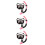 3Sets Diving Accessories Snorkel Mask Set Comfortable 8
