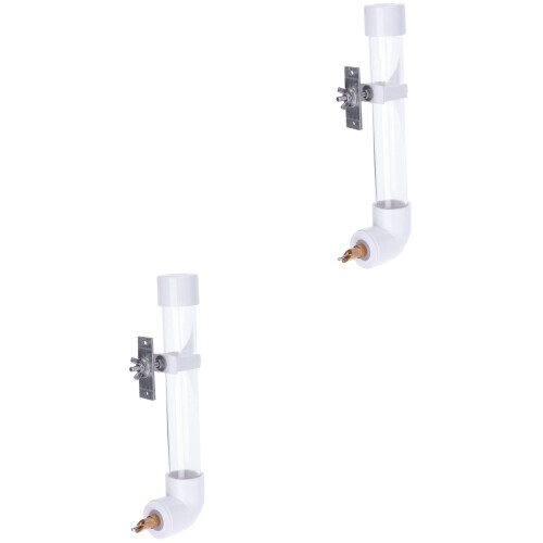 2Pcs Automatic Pet Water Dispenser for Birds and Parrots 2
