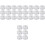 Breathable Sweat Collar Pad Self Adhesive Shirt Accessory White 7