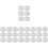 Breathable Sweat Collar Pad Self Adhesive Shirt Accessory White 8