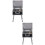2Sets Lightweight Plastic Mini Doll House Makeup Box for Decor & Play 8