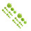 30Pcs Realistic Foam Fruit Models Light Green Artificial Decoration 2