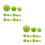 30Pcs Realistic Foam Fruit Models Light Green Artificial Decoration 5