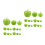 30Pcs Realistic Foam Fruit Models Light Green Artificial Decoration 7