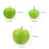 30Pcs Realistic Foam Fruit Models Light Green Artificial Decoration 9