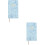 2Pcs Blue PU Planner Notebook Daily Organizer Practical Writing Book 6
