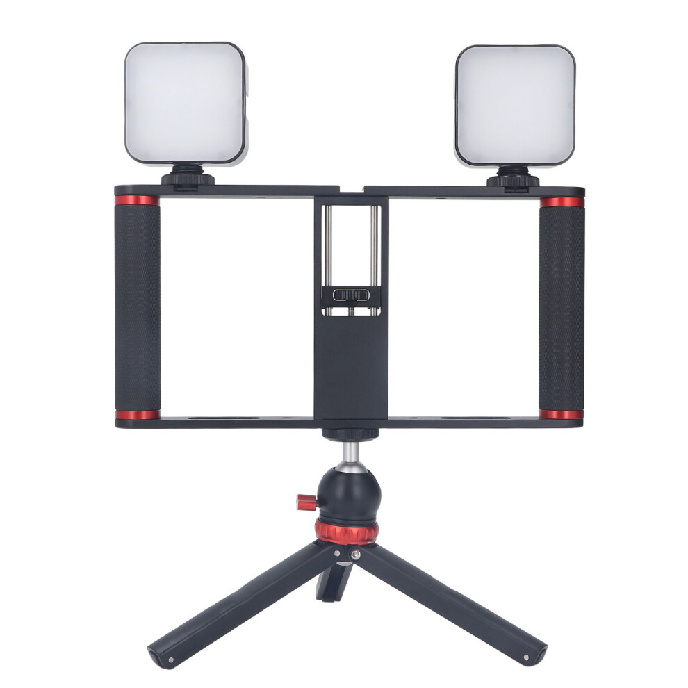All-In-One Smartphone Video Rig Kit With Aluminum Cage, 6500K Fill & Microphone Light 5021386290866
