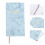 2Pcs Blue PU Planner Notebook Daily Organizer Practical Writing Book 9