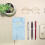 2Pcs Blue PU Planner Notebook Daily Organizer Practical Writing Book 10