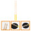 5Pairs 5A Maple Wooden Drum Sticks Lightweight Percussion Drum Tool 10
