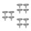 12Pcs Sturdy Silver Metal Clock Winding Tools for Wall and Desk Clocks 7