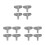 12Pcs Sturdy Silver Metal Clock Winding Tools for Wall and Desk Clocks 8