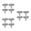 12Pcs Sturdy Silver Metal Clock Winding Tools for Wall and Desk Clocks 9