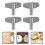 12Pcs Sturdy Silver Metal Clock Winding Tools for Wall and Desk Clocks 10